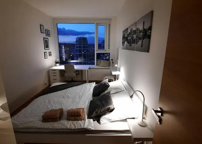 Apartmán Unrivaled Look Over The City, 27th. Floor, Access 24/7 Bratislava